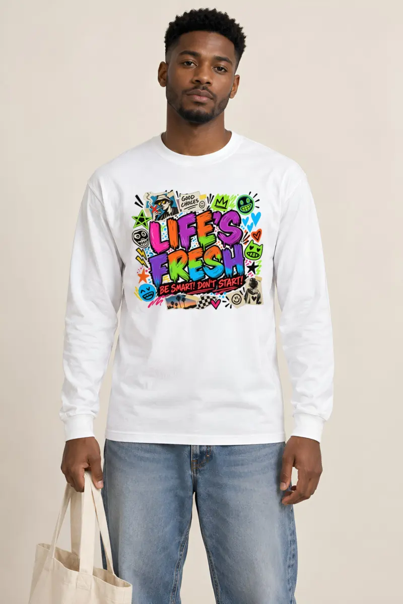 "Graffiti Choice Doodles" Unisex Longsleeve T-shirt