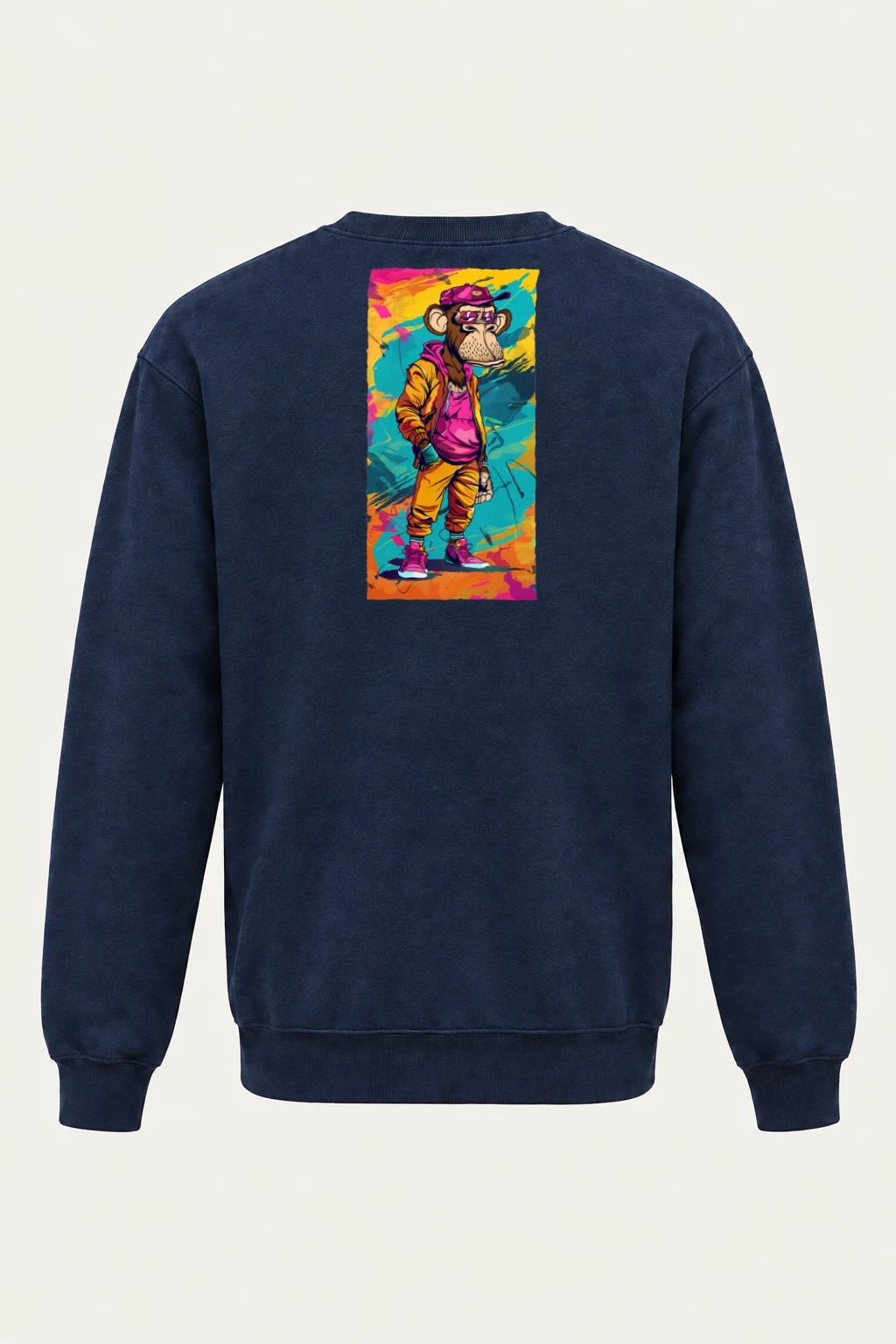 "Graffiti Monkey" Heavy Blend Unisex Crewneck Sweatshirt | Gildan 18000