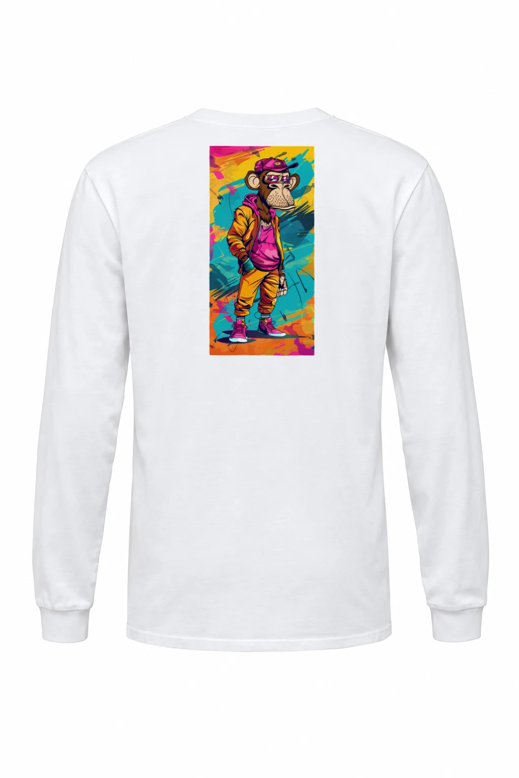 "Graffiti Monkey" Unisex Longsleeve T-shirt | Gildan 2400