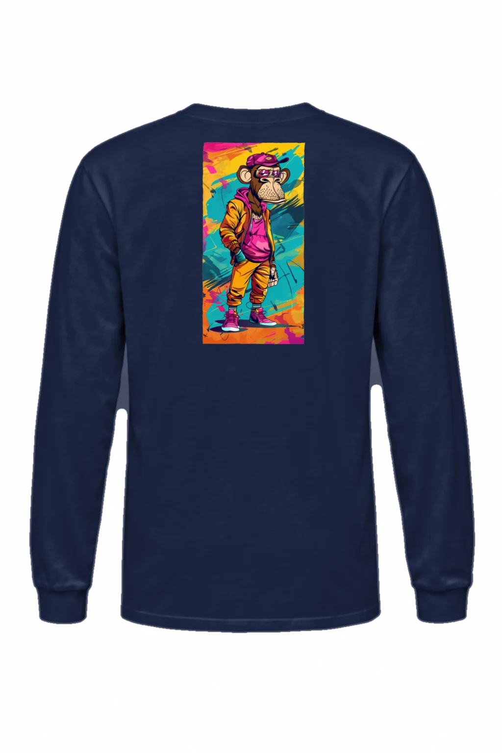 "Graffiti Monkey" Unisex Longsleeve T-shirt | Gildan 2400