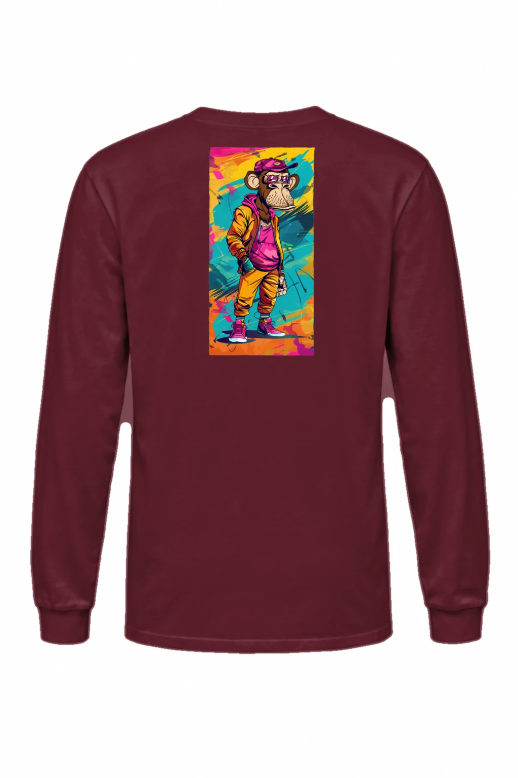 "Graffiti Monkey" Unisex Longsleeve T-shirt | Gildan 2400