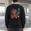 "Mohawk Toy Bear" Heavy Blend Unisex Crewneck Sweatshirt | Gildan 18000