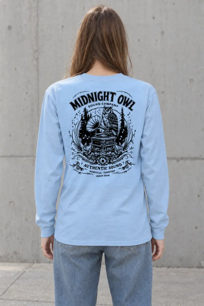 "Gramophone Grove" Unisex Longsleeve T-shirt