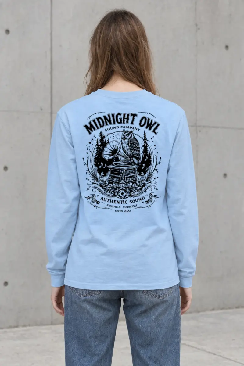 "Gramophone Grove" Unisex Longsleeve T-shirt