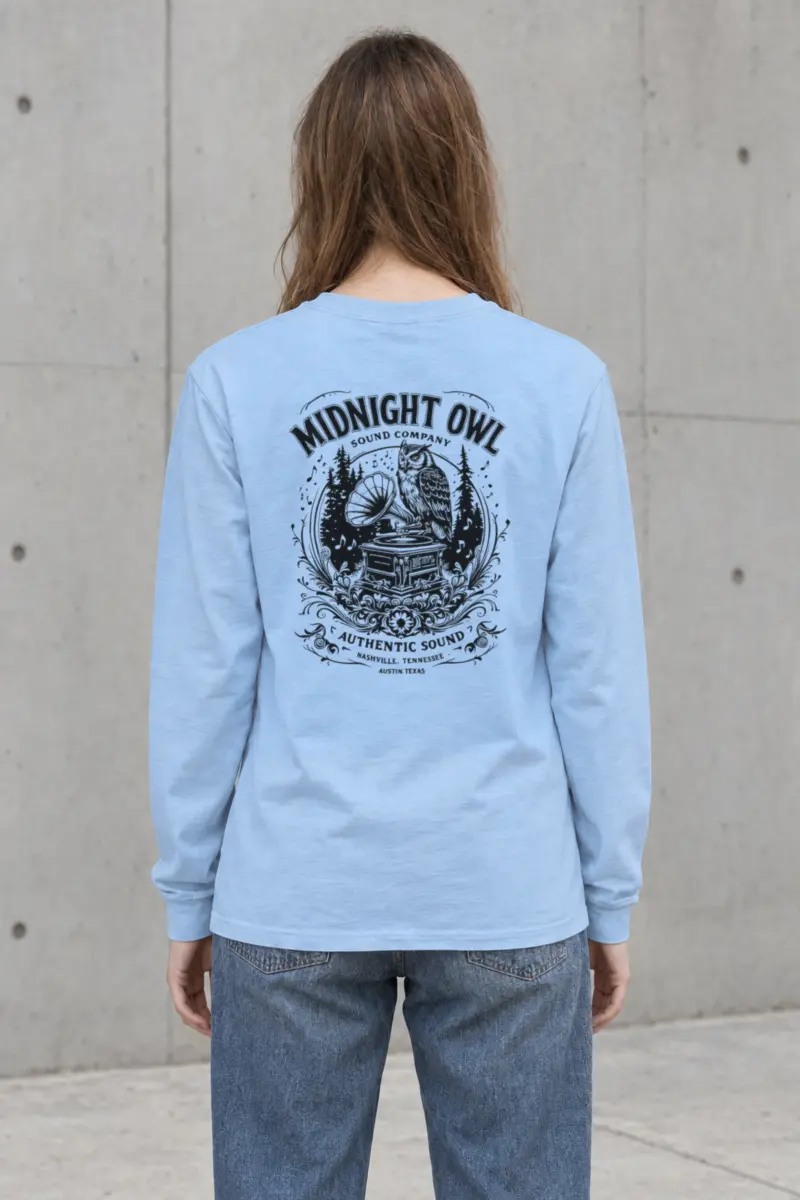 "Gramophone Grove" Unisex Longsleeve T-shirt