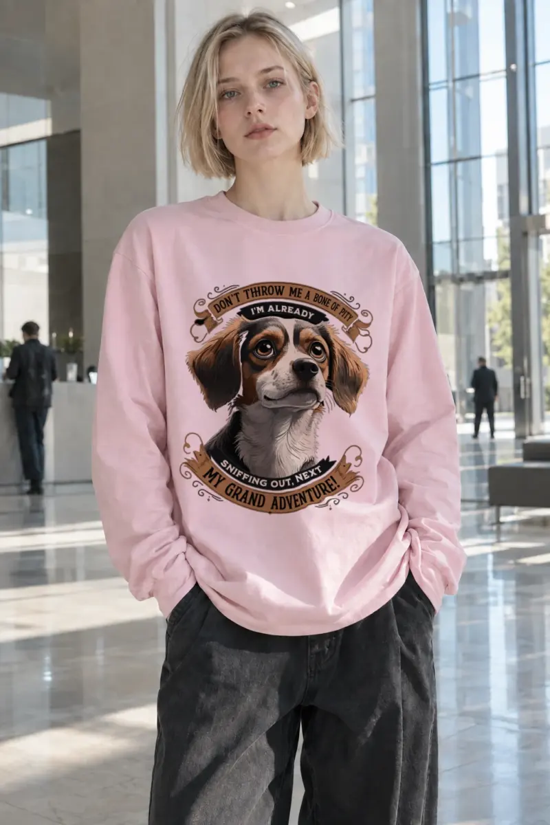 "Grand Adventure Dog" Unisex Longsleeve T-shirt | Gildan 2400