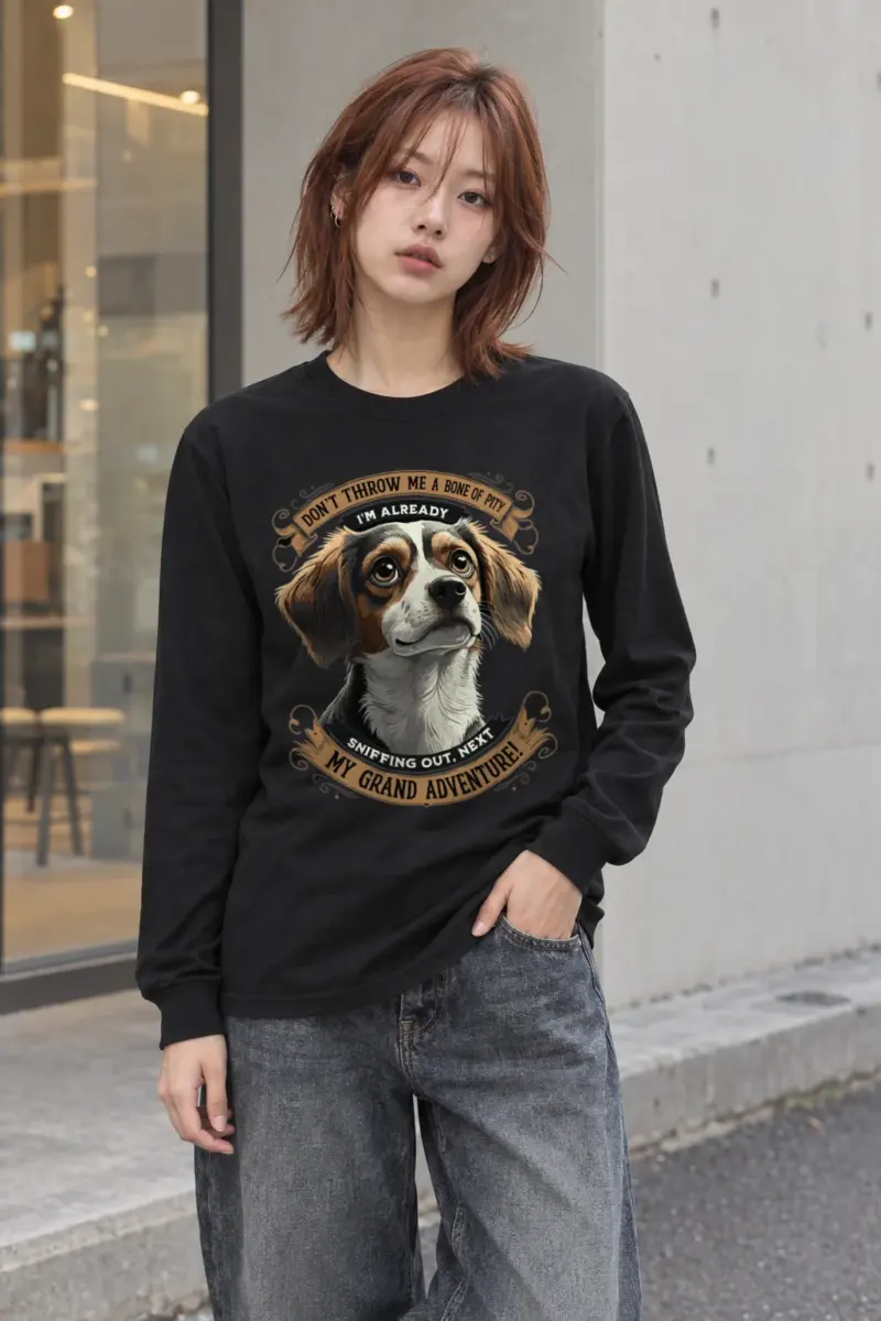 "Grand Adventure Dog" Unisex Longsleeve T-shirt