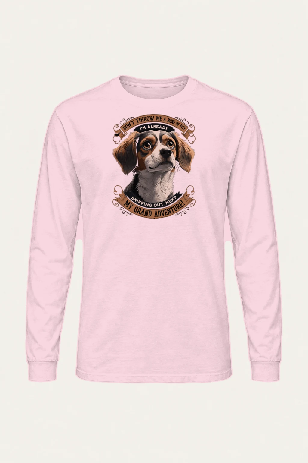 "Grand Adventure Dog" Unisex Longsleeve T-shirt | Gildan 2400