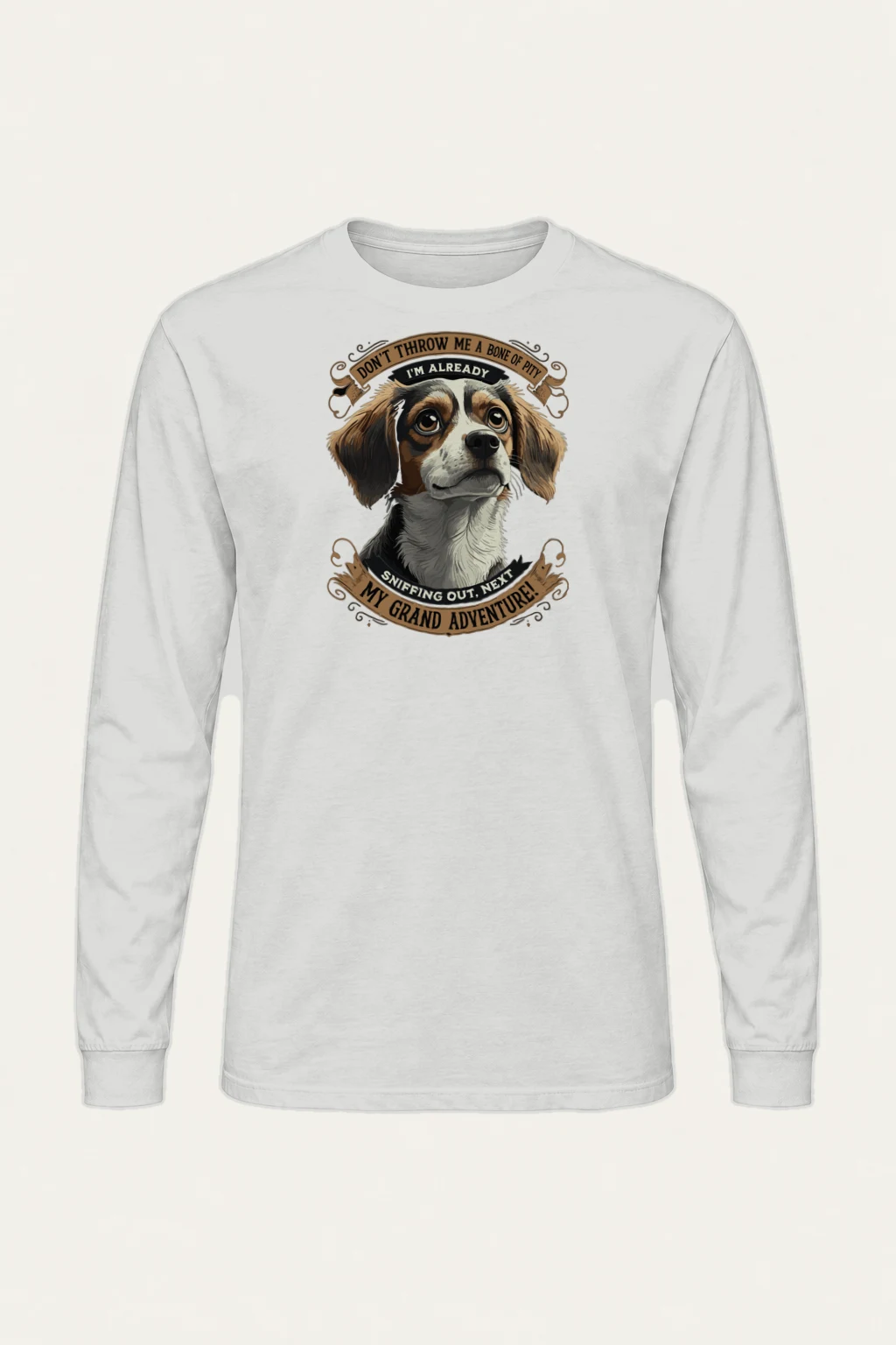 "Grand Adventure Dog" Unisex Longsleeve T-shirt | Gildan 2400