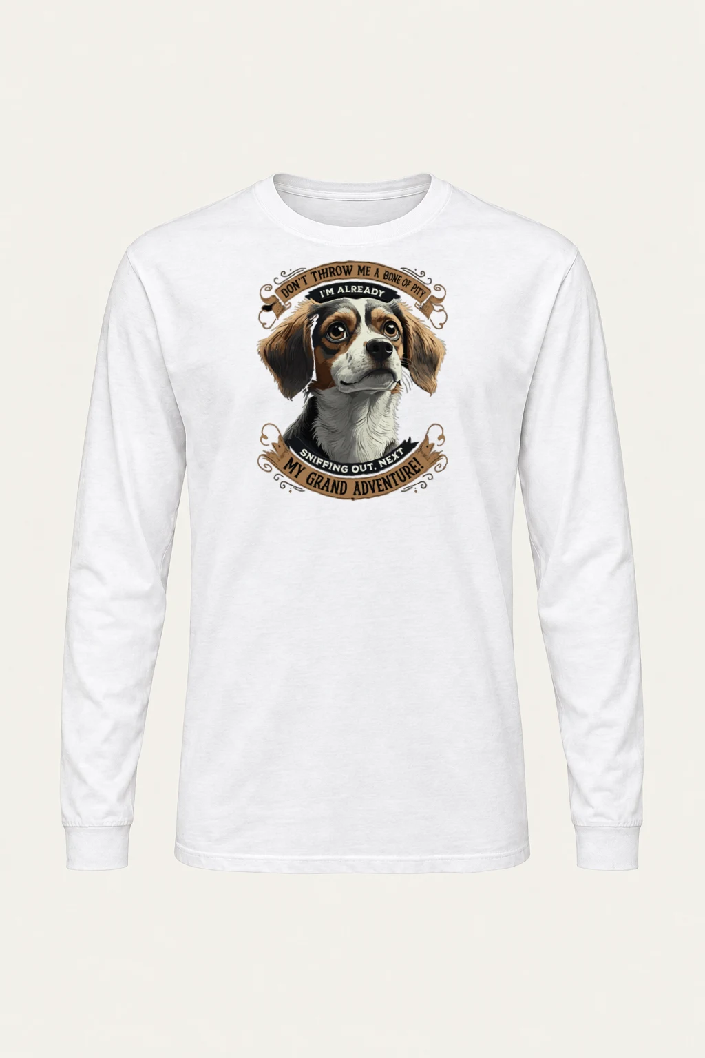 "Grand Adventure Dog" Unisex Longsleeve T-shirt | Gildan 2400