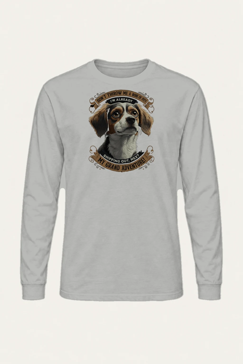 "Grand Adventure Dog" Unisex Longsleeve T-shirt | Gildan 2400
