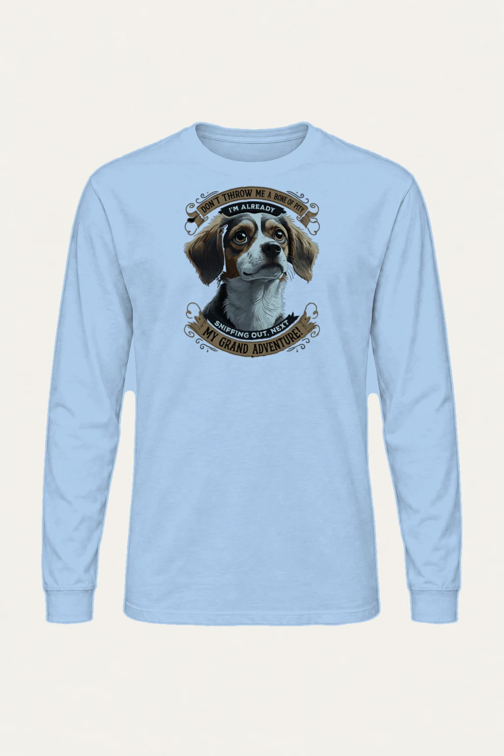 "Grand Adventure Dog" Unisex Longsleeve T-shirt | Gildan 2400