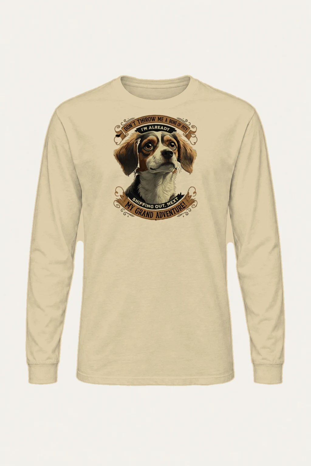 "Grand Adventure Dog" Unisex Longsleeve T-shirt | Gildan 2400