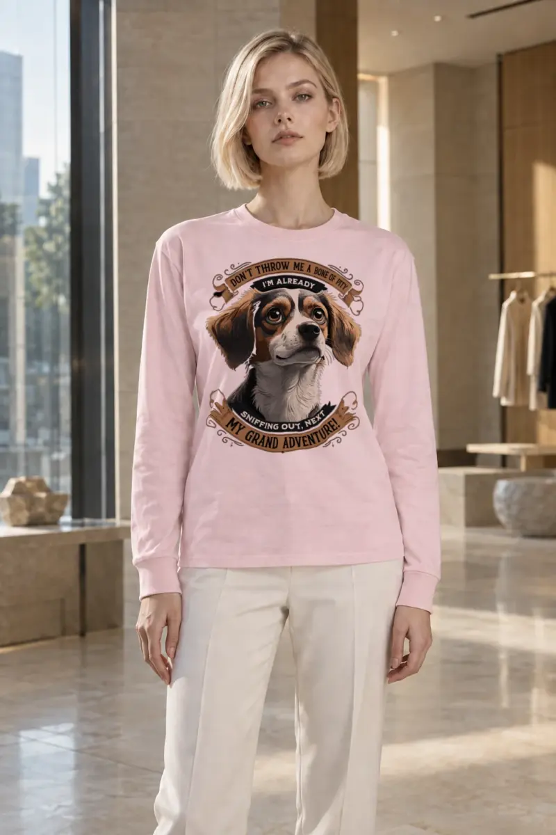 "Grand Adventure Dog" Unisex Longsleeve T-shirt | Gildan 2400