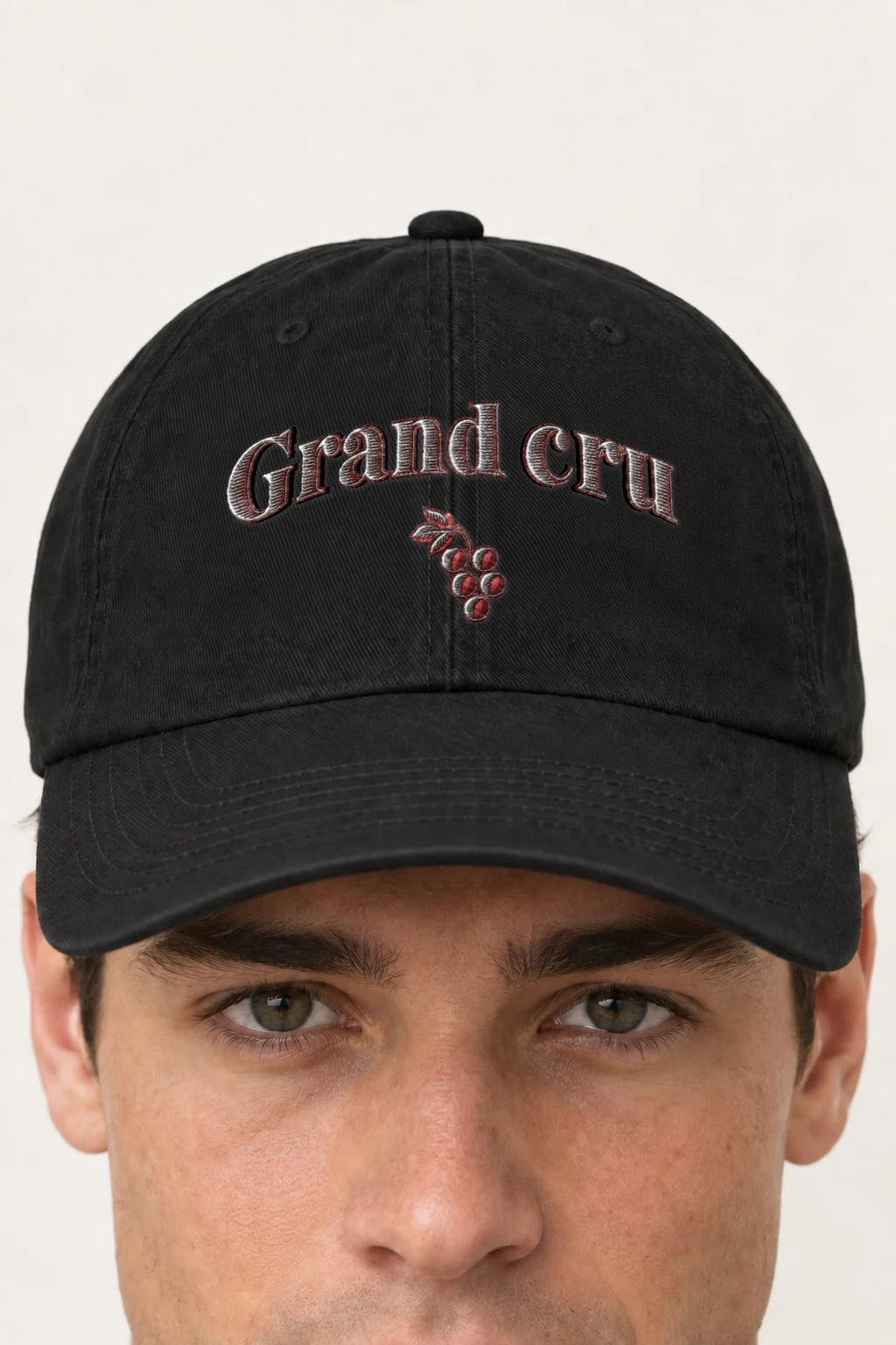 "Grand Cru Grapes" Classic Dad Hat · Embroidered | Yupoong 6245CM