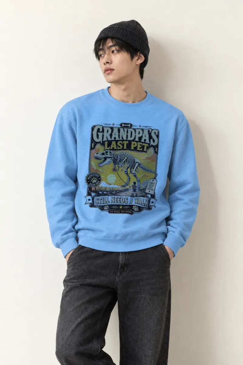 "Grandpa’s Last Pet" Heavy Blend Unisex Crewneck Sweatshirt