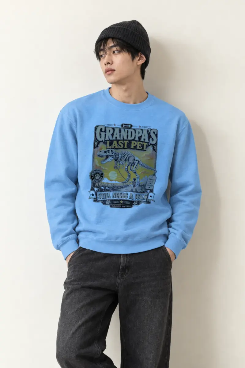 "Grandpa’s Last Pet" Heavy Blend Unisex Crewneck Sweatshirt