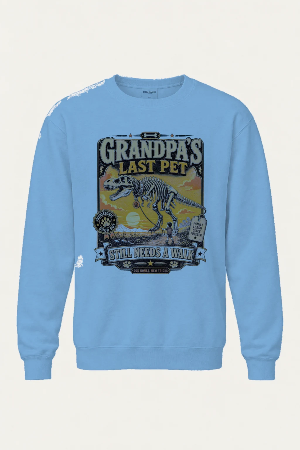 "Grandpa's Last Pet" Heavy Blend Unisex Crewneck Sweatshirt | Gildan 18000