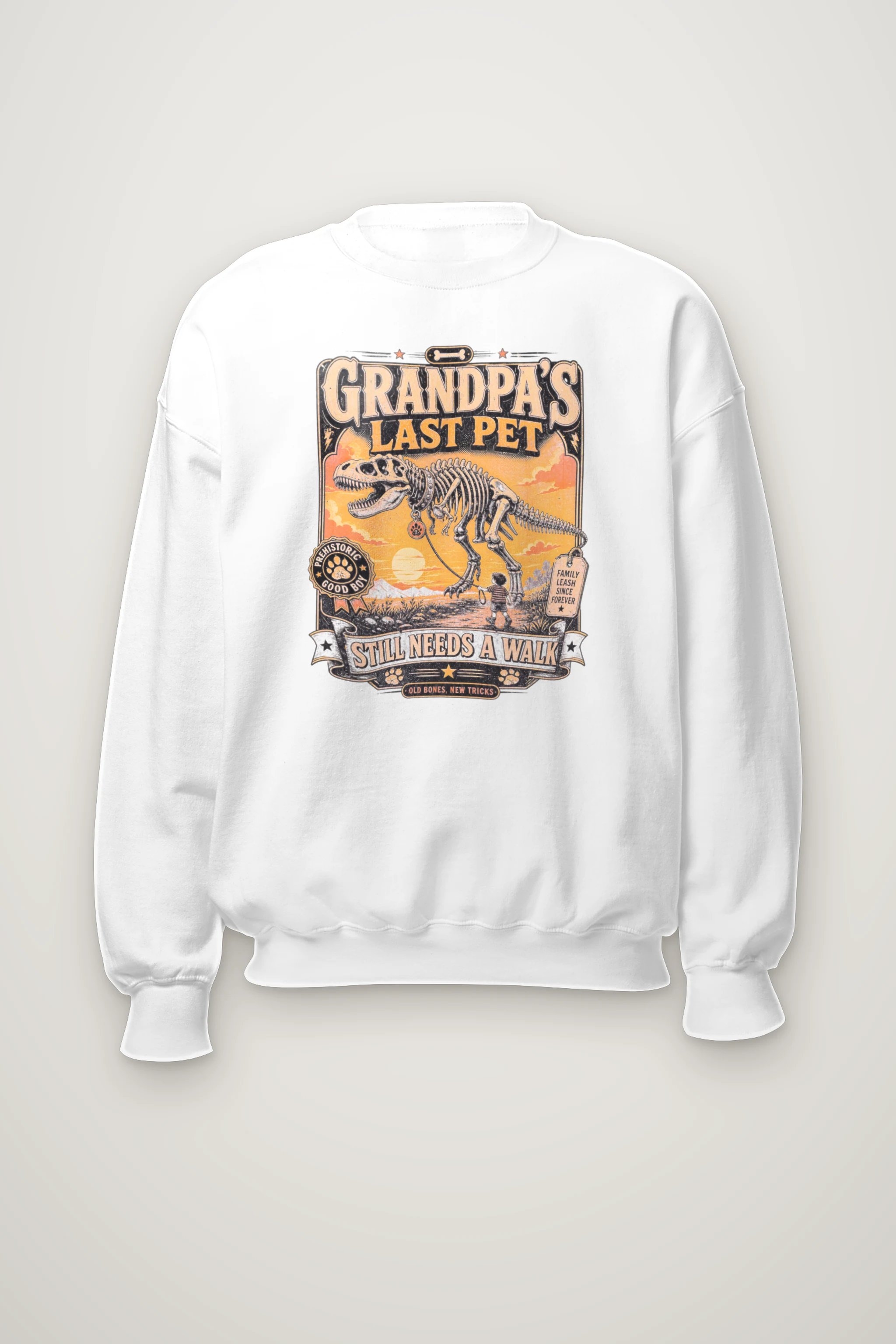 "Grandpa’s Last Pet" Heavy Blend Unisex Crewneck Sweatshirt