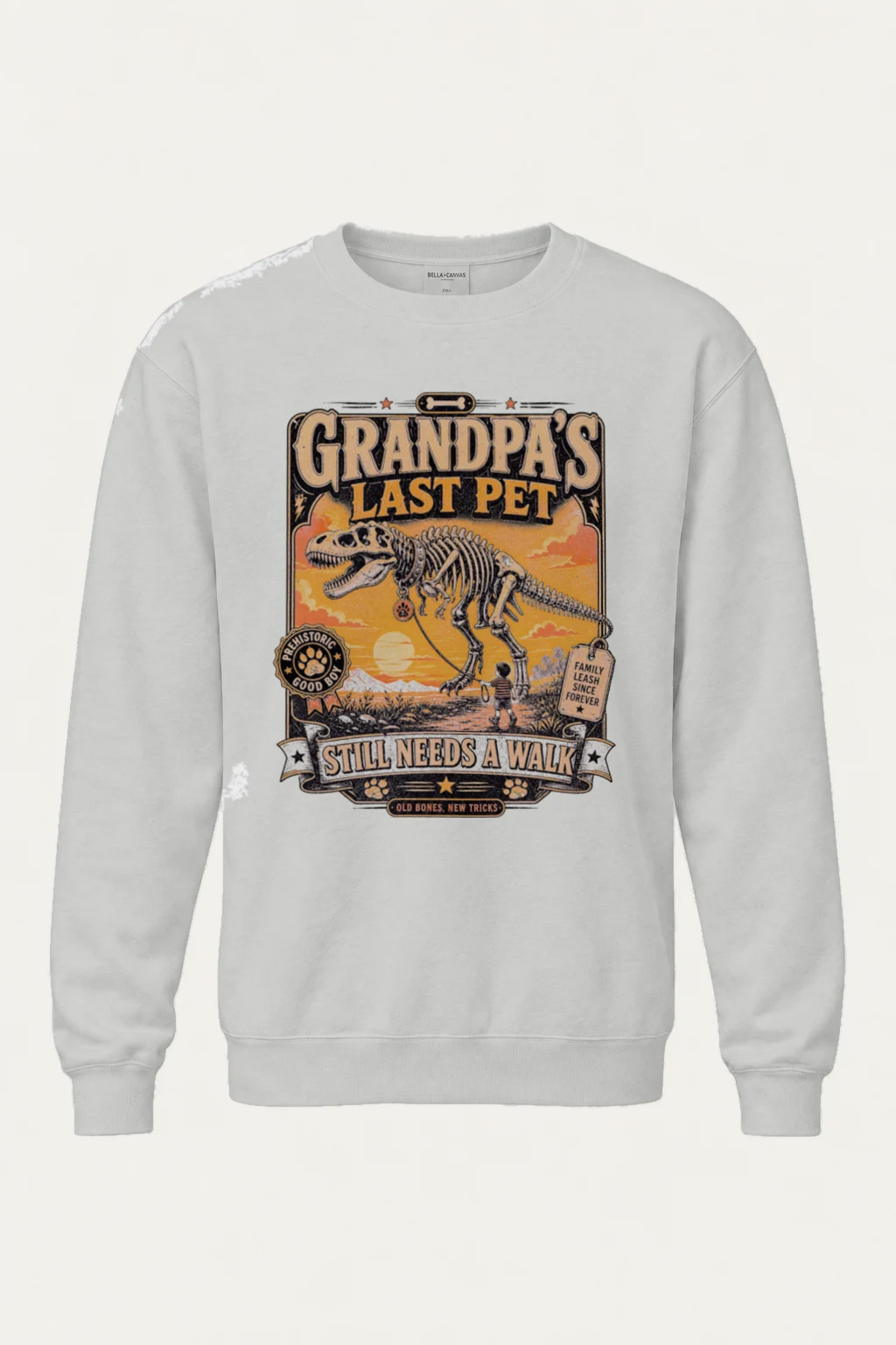 "Grandpa's Last Pet" Heavy Blend Unisex Crewneck Sweatshirt | Gildan 18000