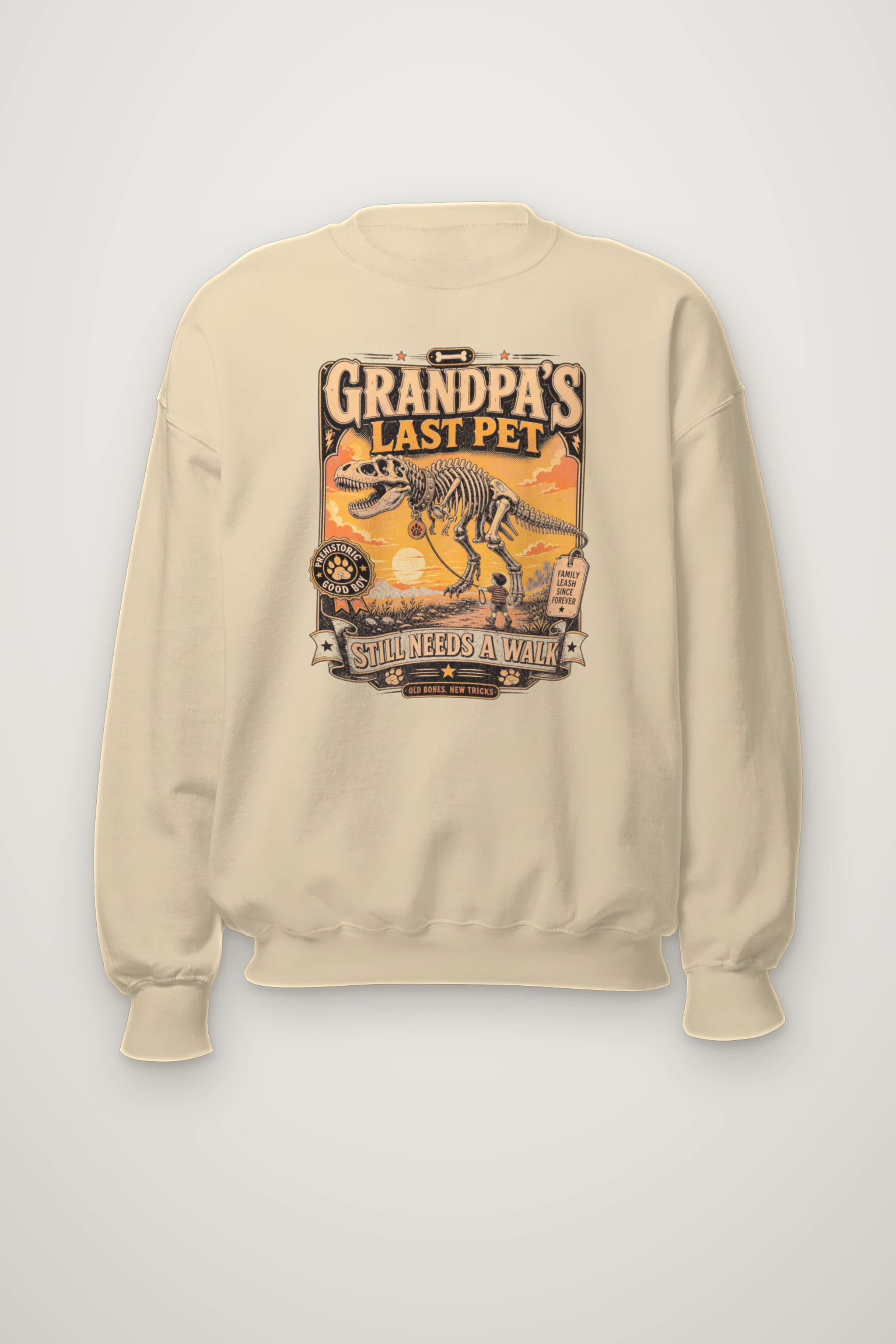 "Grandpa’s Last Pet" Heavy Blend Unisex Crewneck Sweatshirt