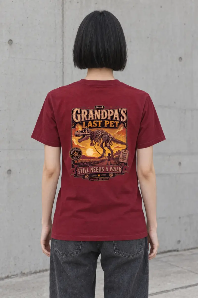 "Grandpa’s Last Pet" Heavyweight Unisex Crewneck T-shirt