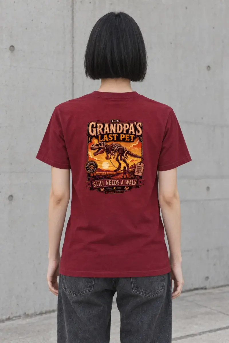 "Grandpa’s Last Pet" Heavyweight Unisex Crewneck T-shirt