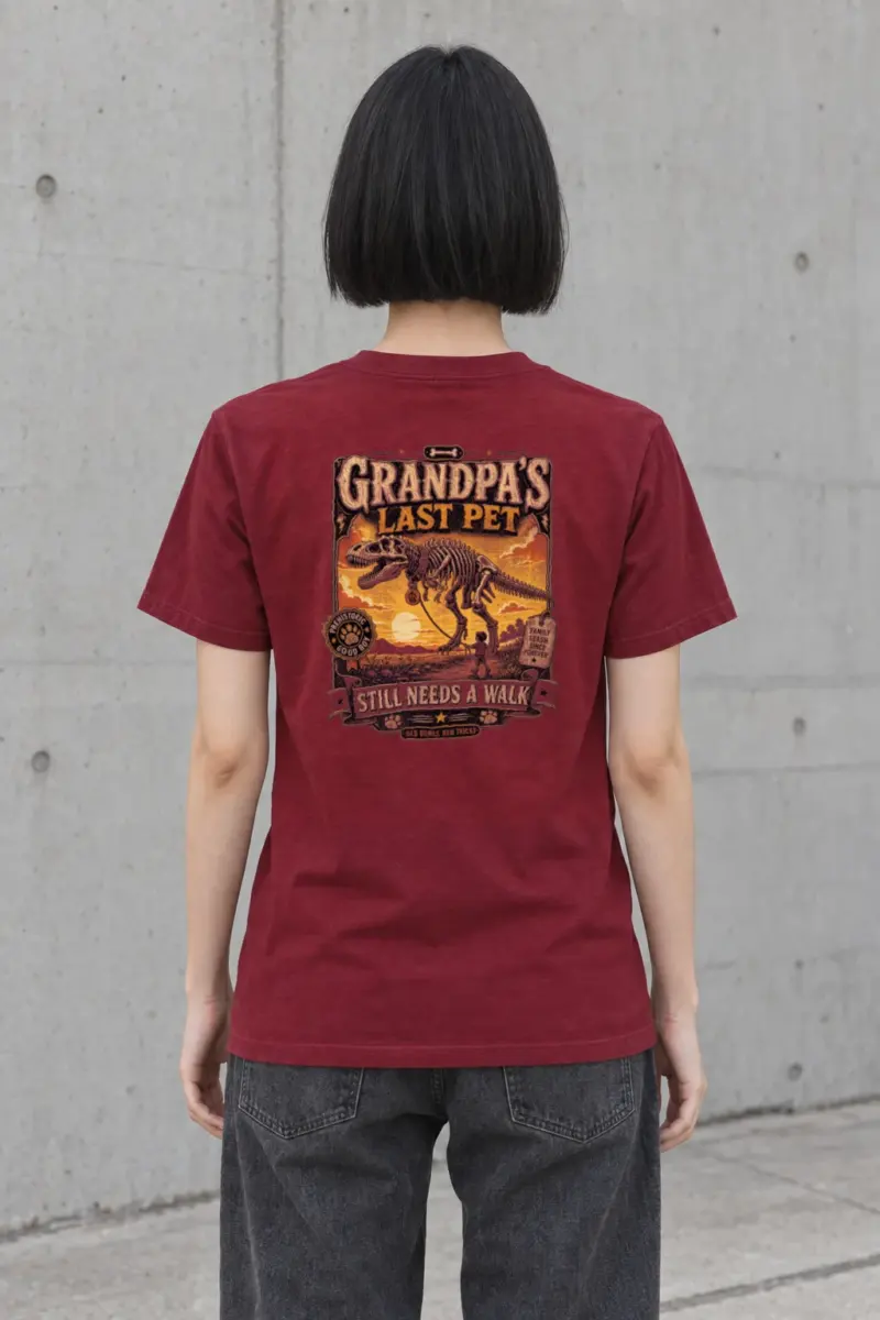"Grandpa’s Last Pet" Heavyweight Unisex Crewneck T-shirt
