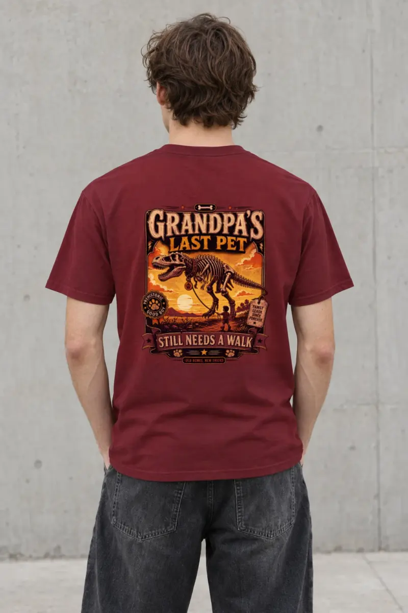 "Grandpa’s Last Pet" Heavyweight Unisex Crewneck T-shirt