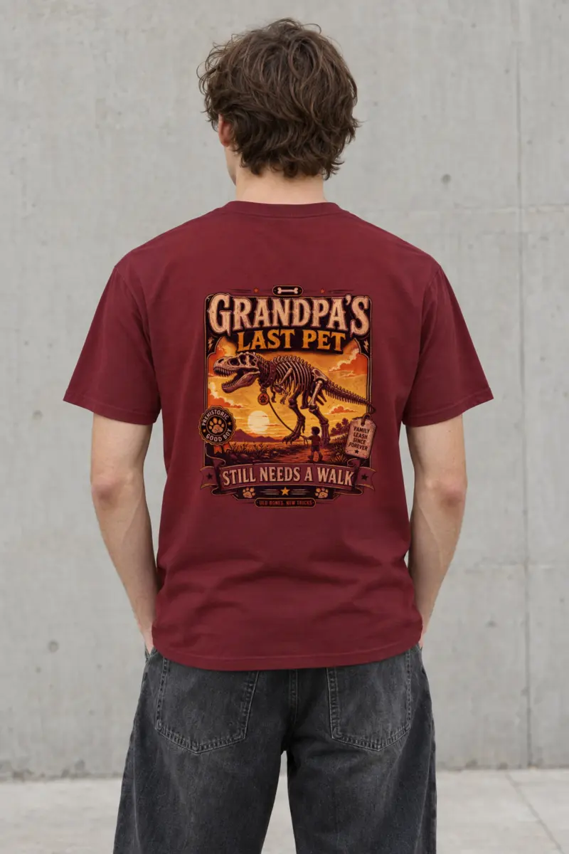 "Grandpa’s Last Pet" Heavyweight Unisex Crewneck T-shirt