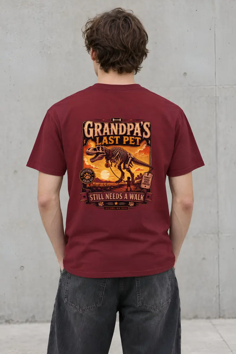 "Grandpa’s Last Pet" Heavyweight Unisex Crewneck T-shirt