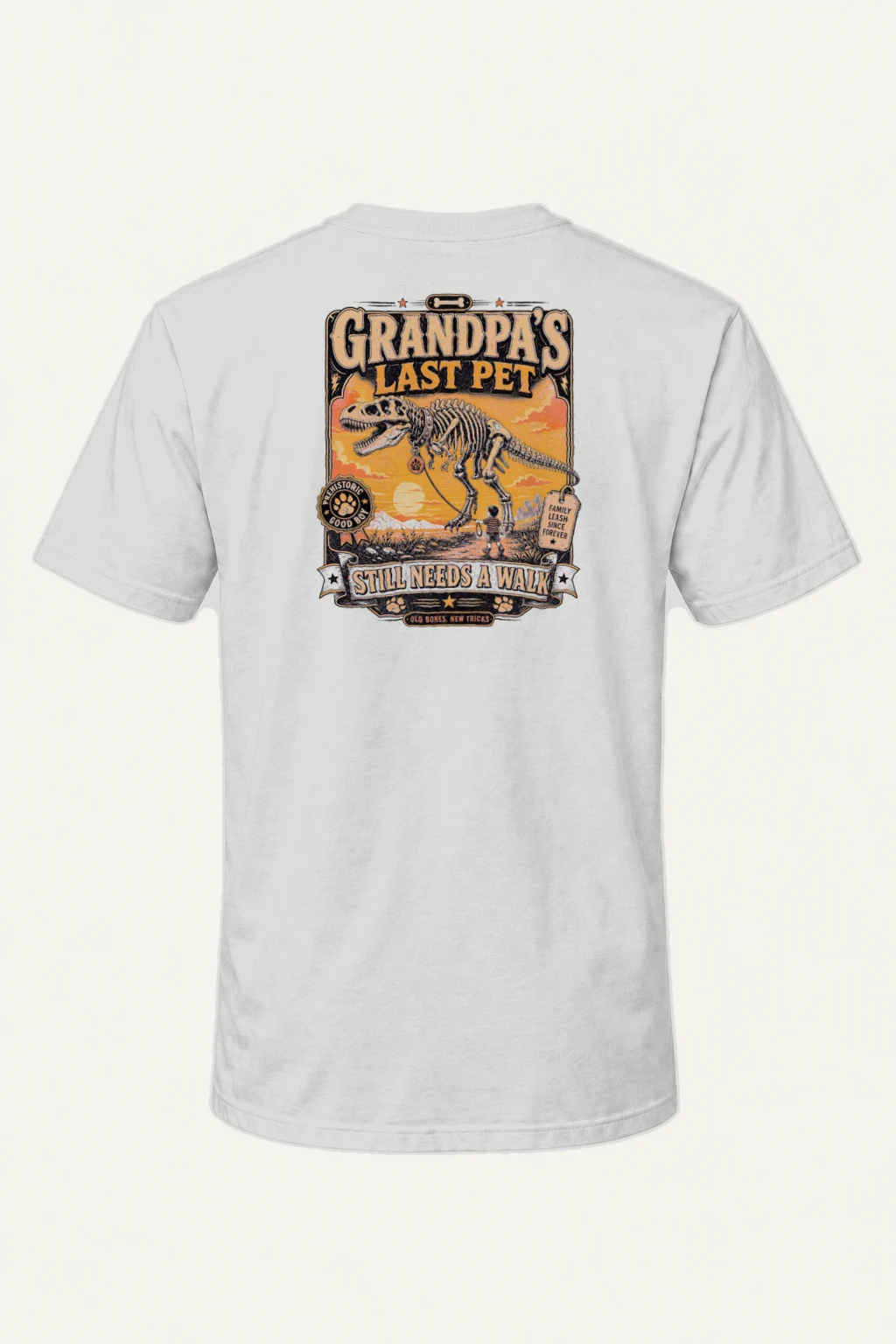 "Grandpa's Last Pet" Heavyweight Unisex Crewneck T-shirt | Gildan 5000