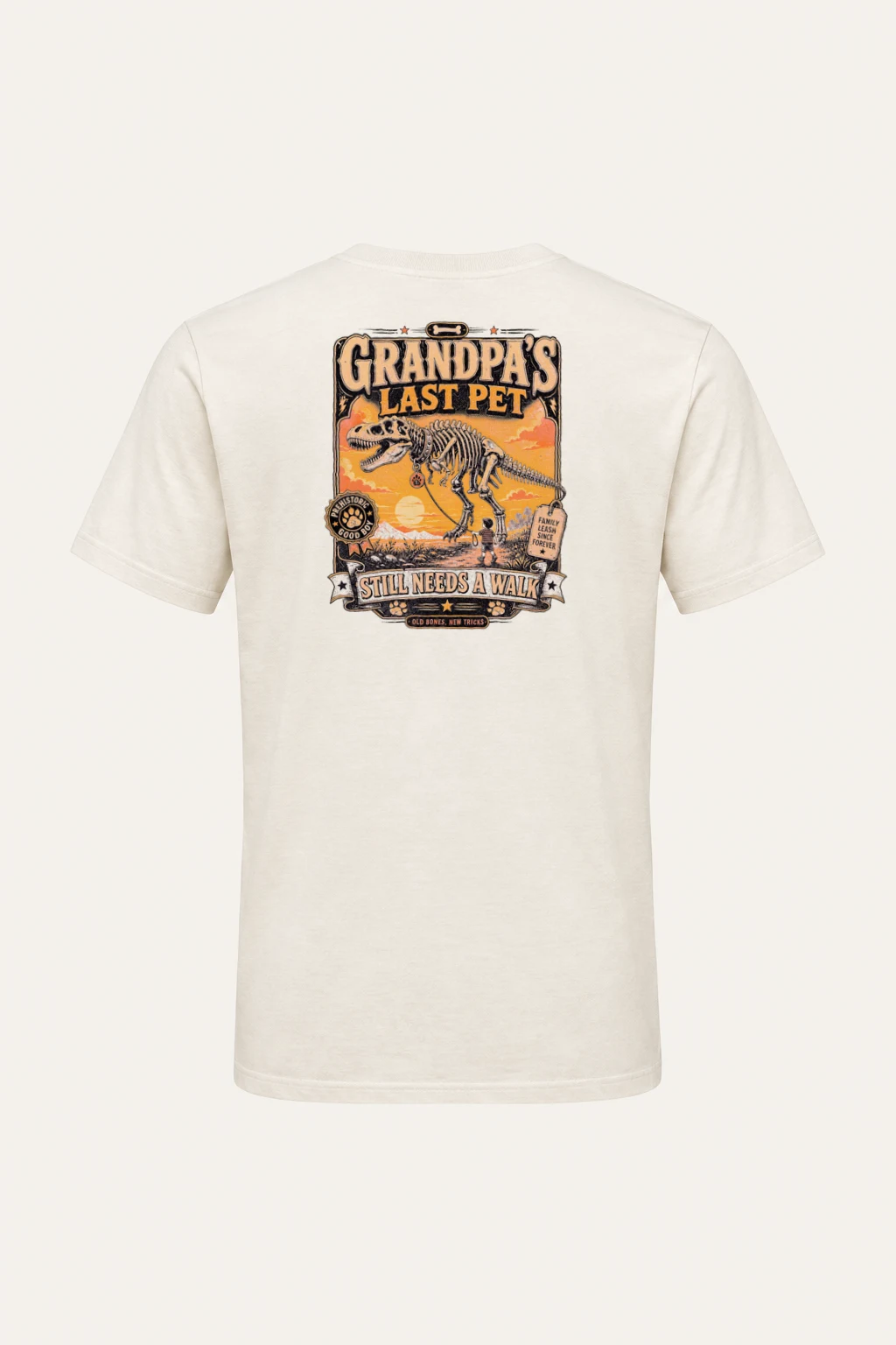 "Grandpa's Last Pet" Heavyweight Unisex Crewneck T-shirt | Gildan 5000