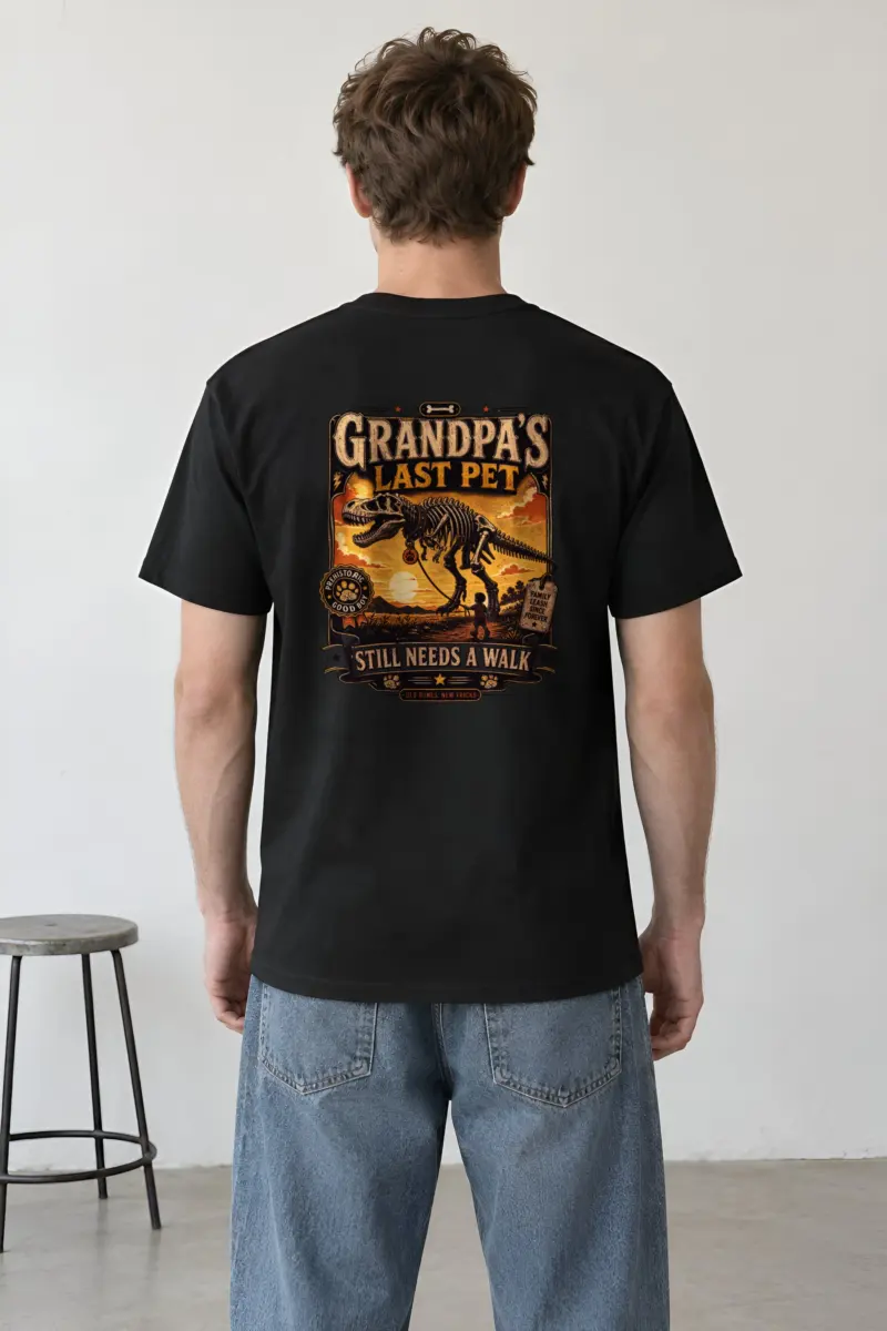 "Grandpa’s Last Pet" Heavyweight Unisex Crewneck T-shirt