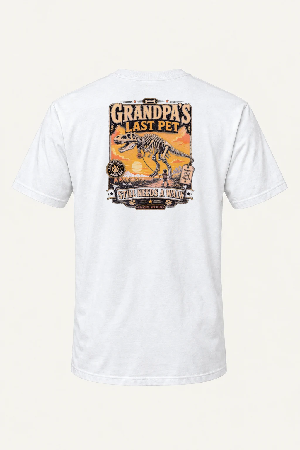 "Grandpa's Last Pet" Heavyweight Unisex Crewneck T-shirt | Gildan 5000
