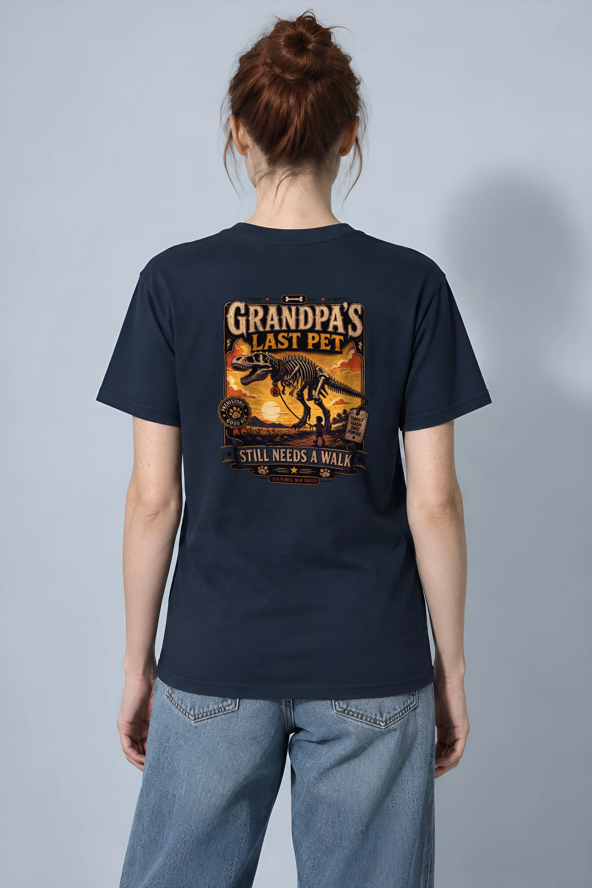 "Grandpa’s Last Pet" Heavyweight Unisex Crewneck T-shirt