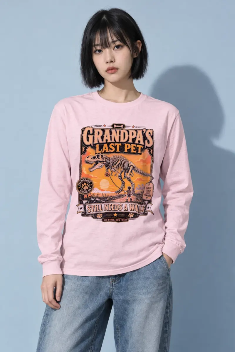 "Grandpa’s Last Pet" Unisex Longsleeve T-shirt | Gildan 2400