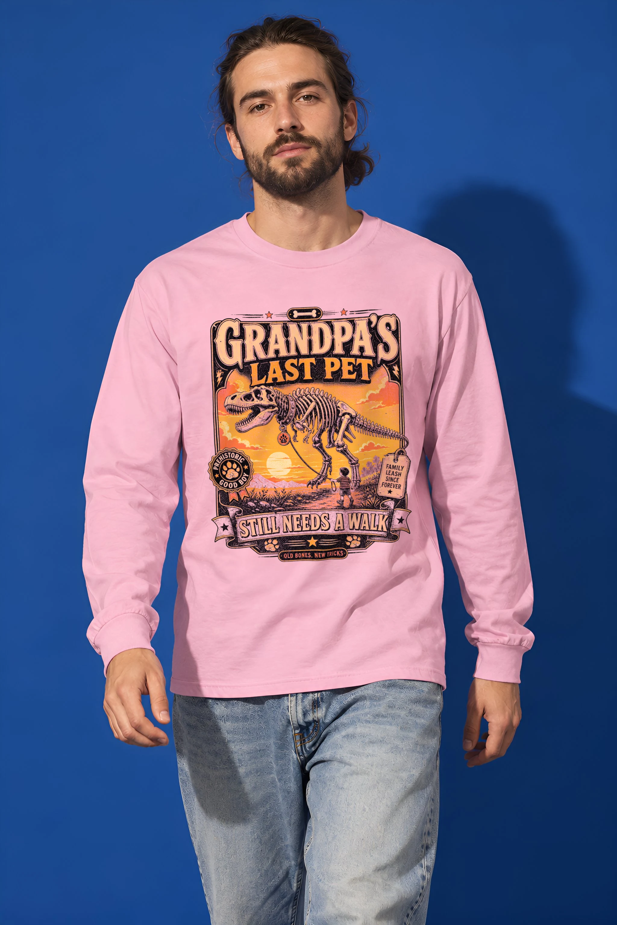 "Grandpa’s Last Pet" Unisex Longsleeve T-shirt