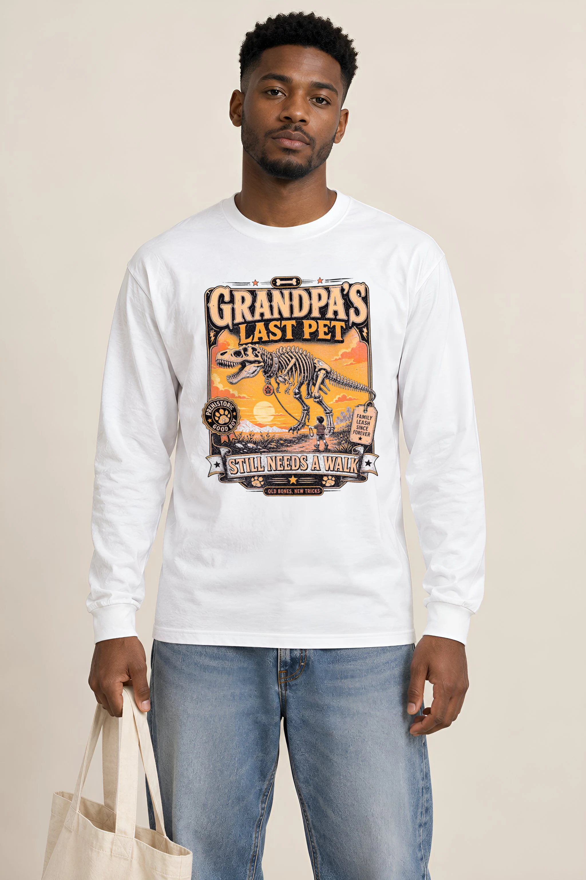 "Grandpa’s Last Pet" Unisex Longsleeve T-shirt