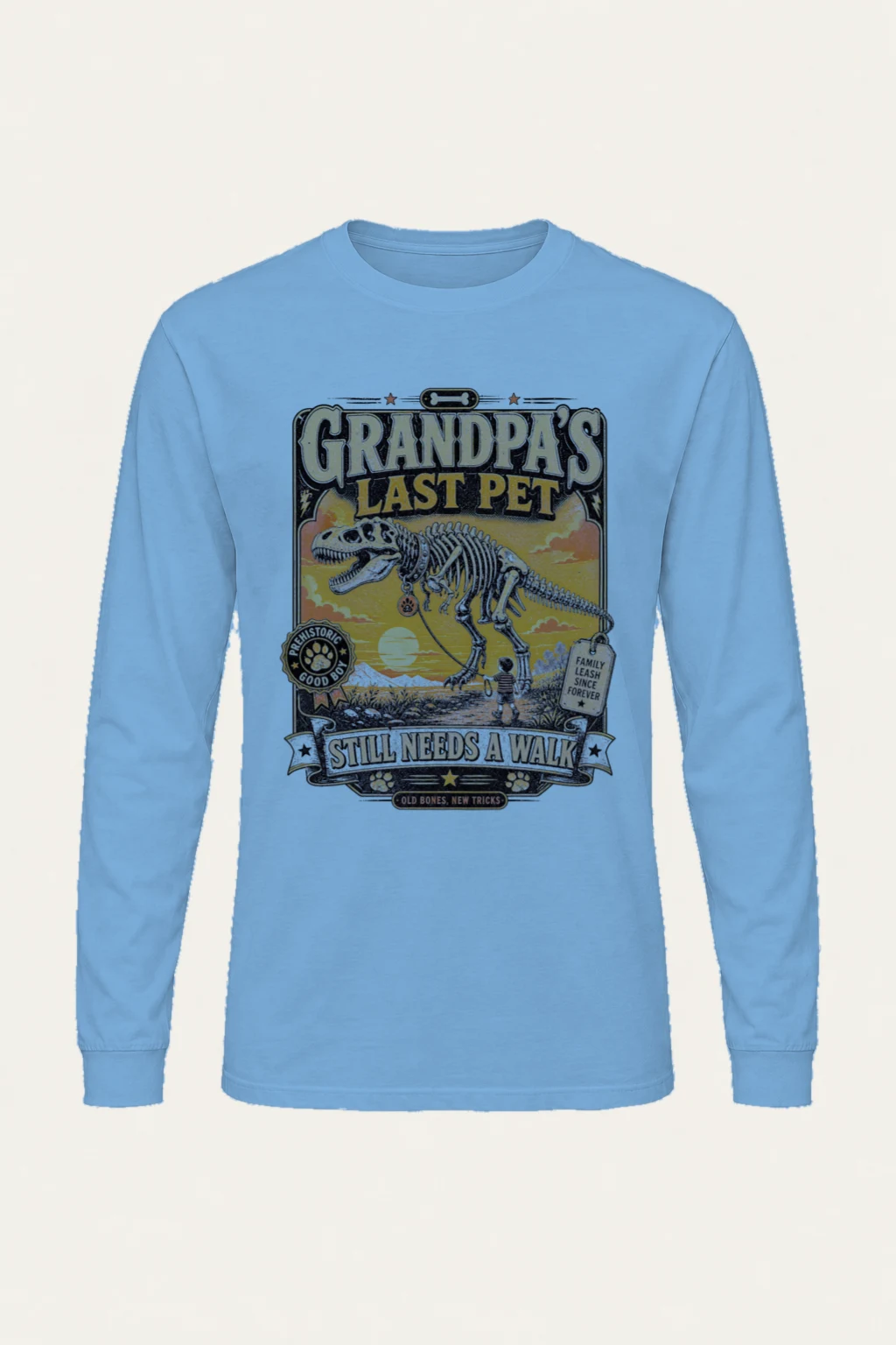 "Grandpa's Last Pet" Unisex Longsleeve T-shirt | Gildan 2400