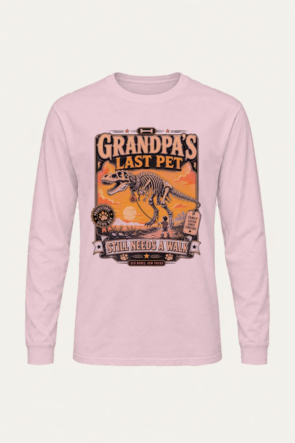 "Grandpa's Last Pet" Unisex Longsleeve T-shirt | Gildan 2400