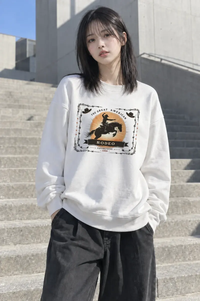 "Great American Rodeo" Heavy Blend Unisex Crewneck Sweatshirt
