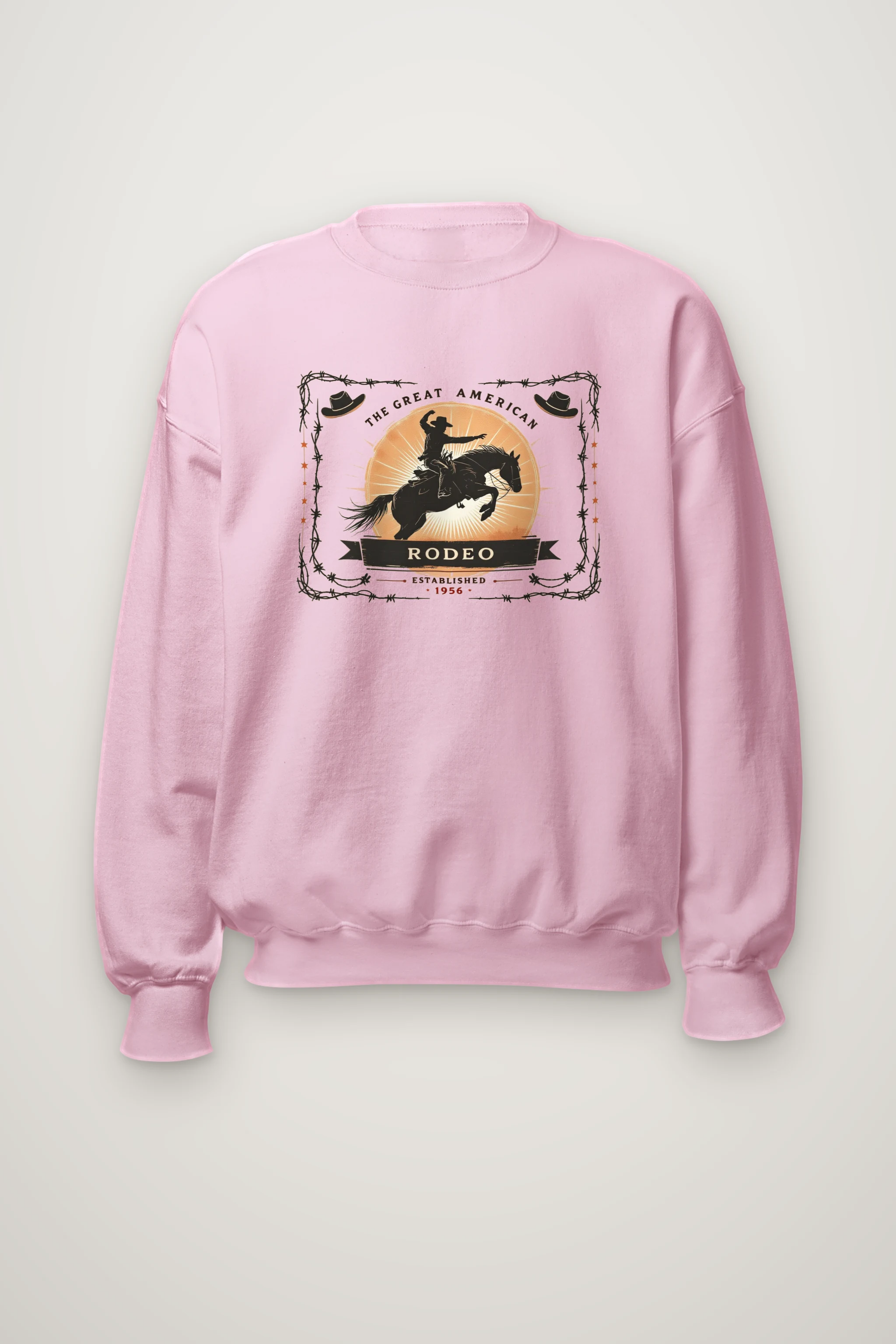 "Great American Rodeo" Heavy Blend Unisex Crewneck Sweatshirt