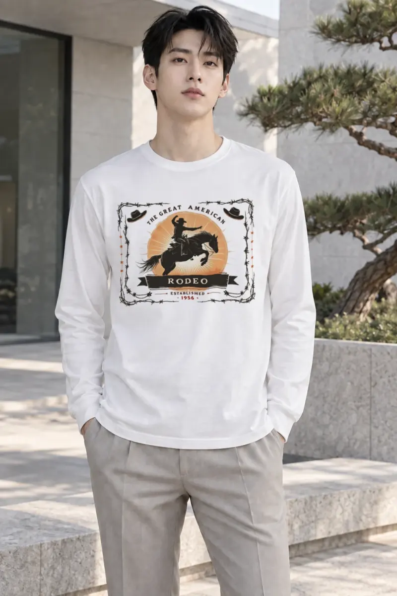 "Great American Rodeo" Unisex Longsleeve T-shirt | Gildan 2400