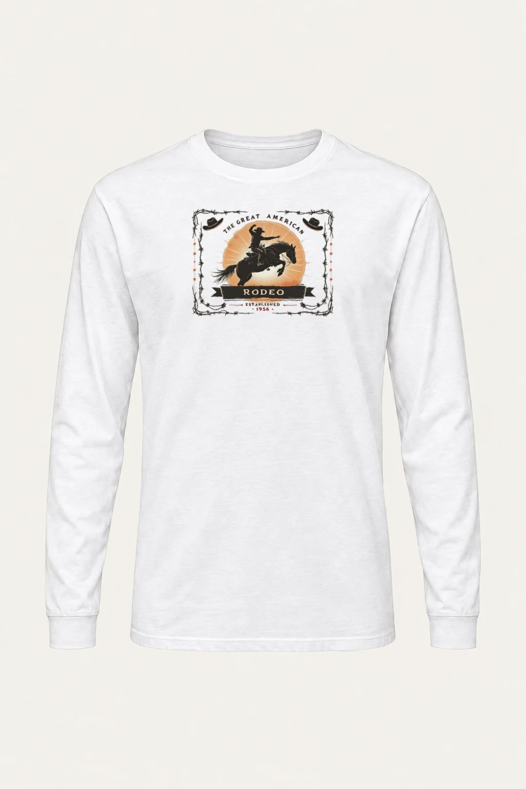 "Great American Rodeo" Unisex Longsleeve T-shirt | Gildan 2400
