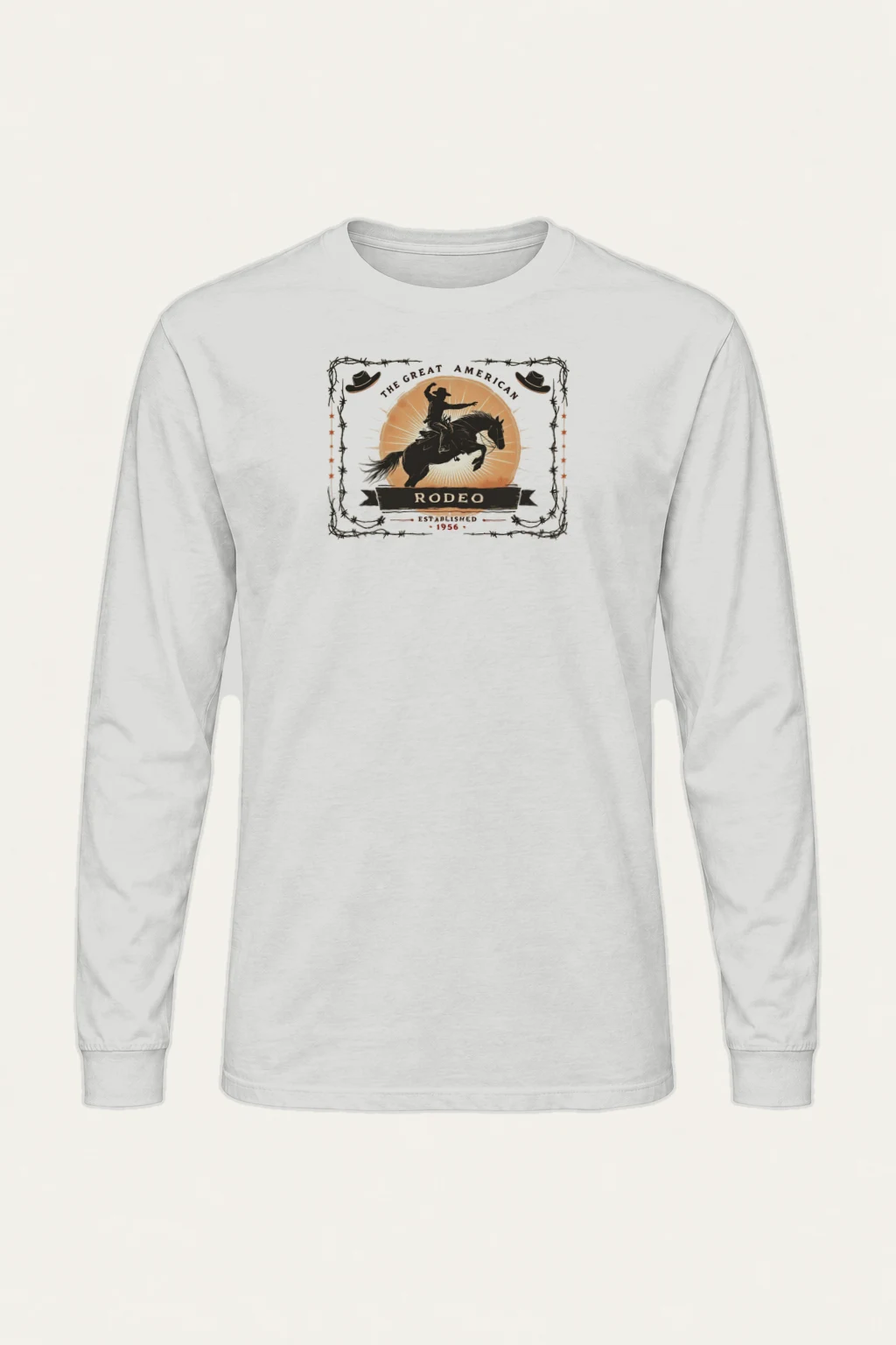 "Great American Rodeo" Unisex Longsleeve T-shirt | Gildan 2400