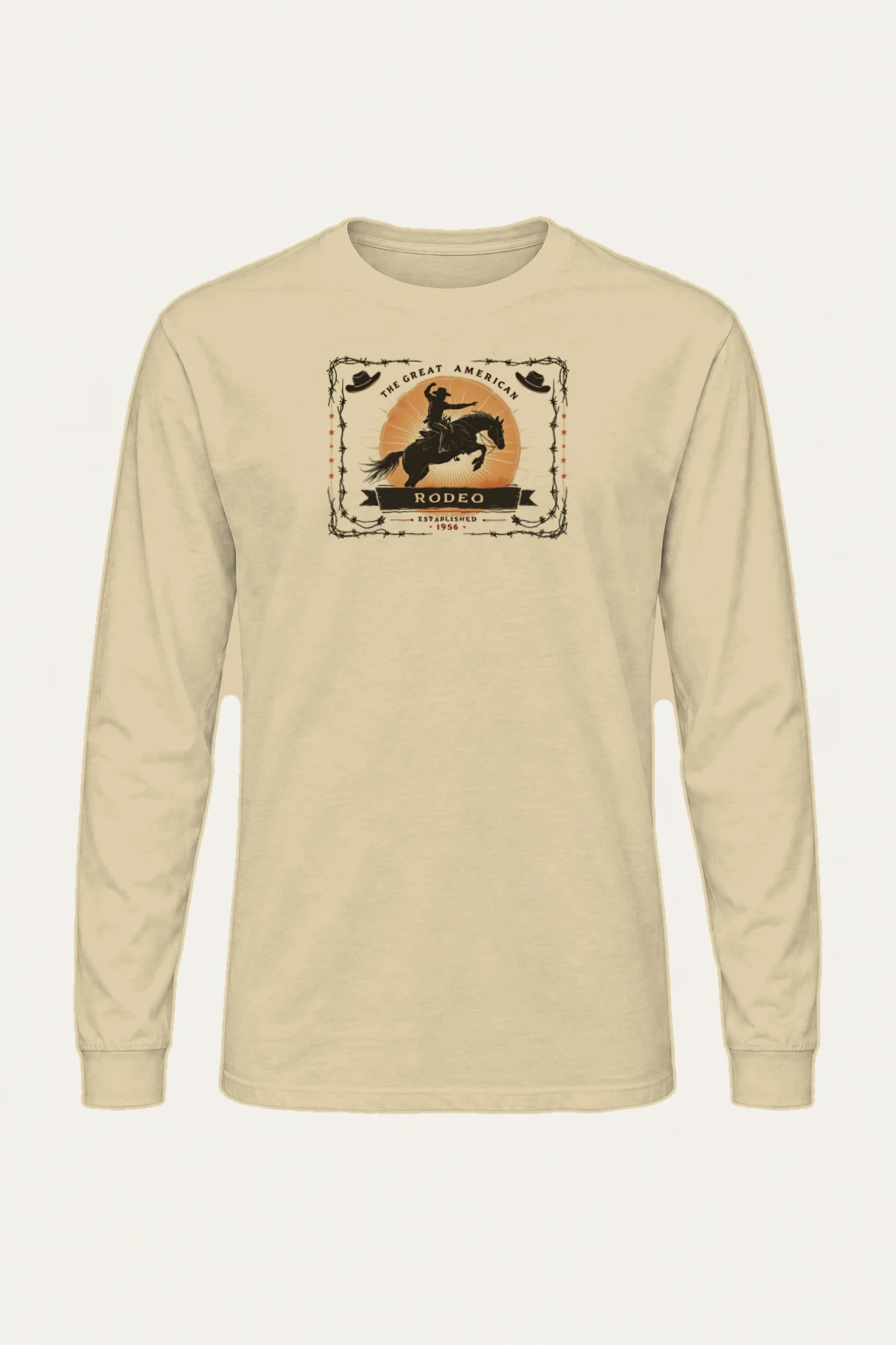 "Great American Rodeo" Unisex Longsleeve T-shirt | Gildan 2400