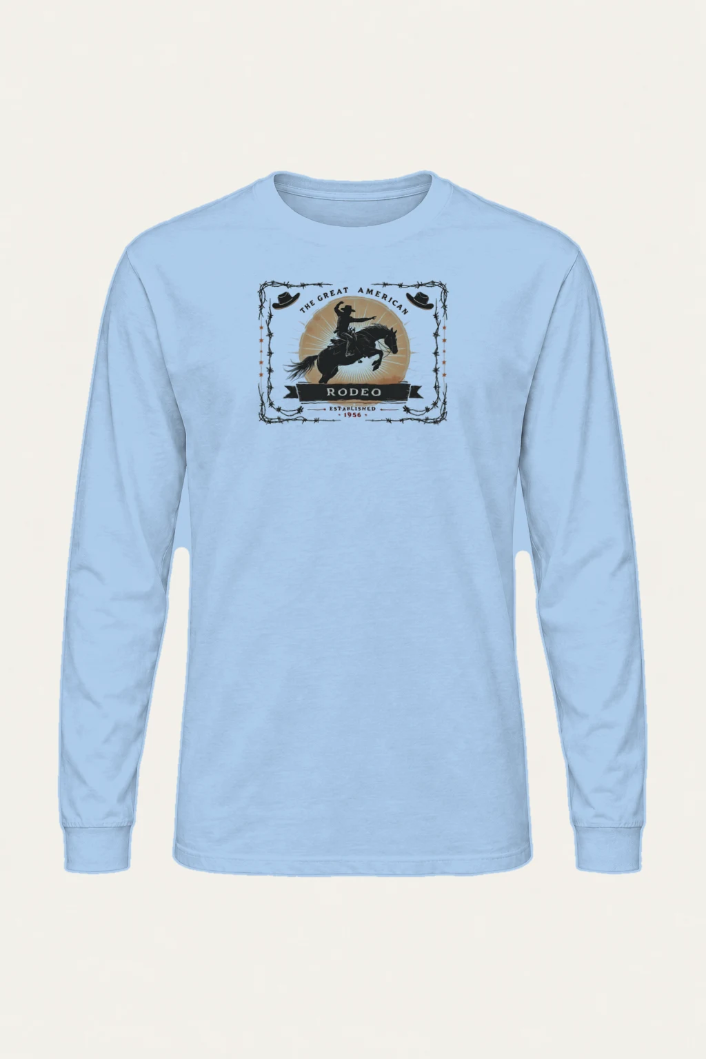 "Great American Rodeo" Unisex Longsleeve T-shirt | Gildan 2400