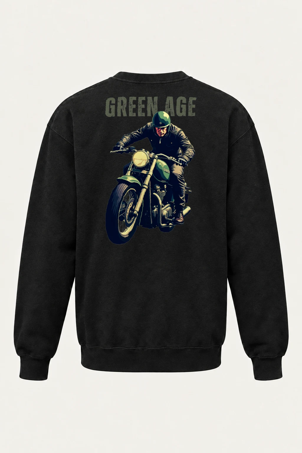 "Green Age Enfield" Heavy Blend Unisex Crewneck Sweatshirt | Gildan 18000