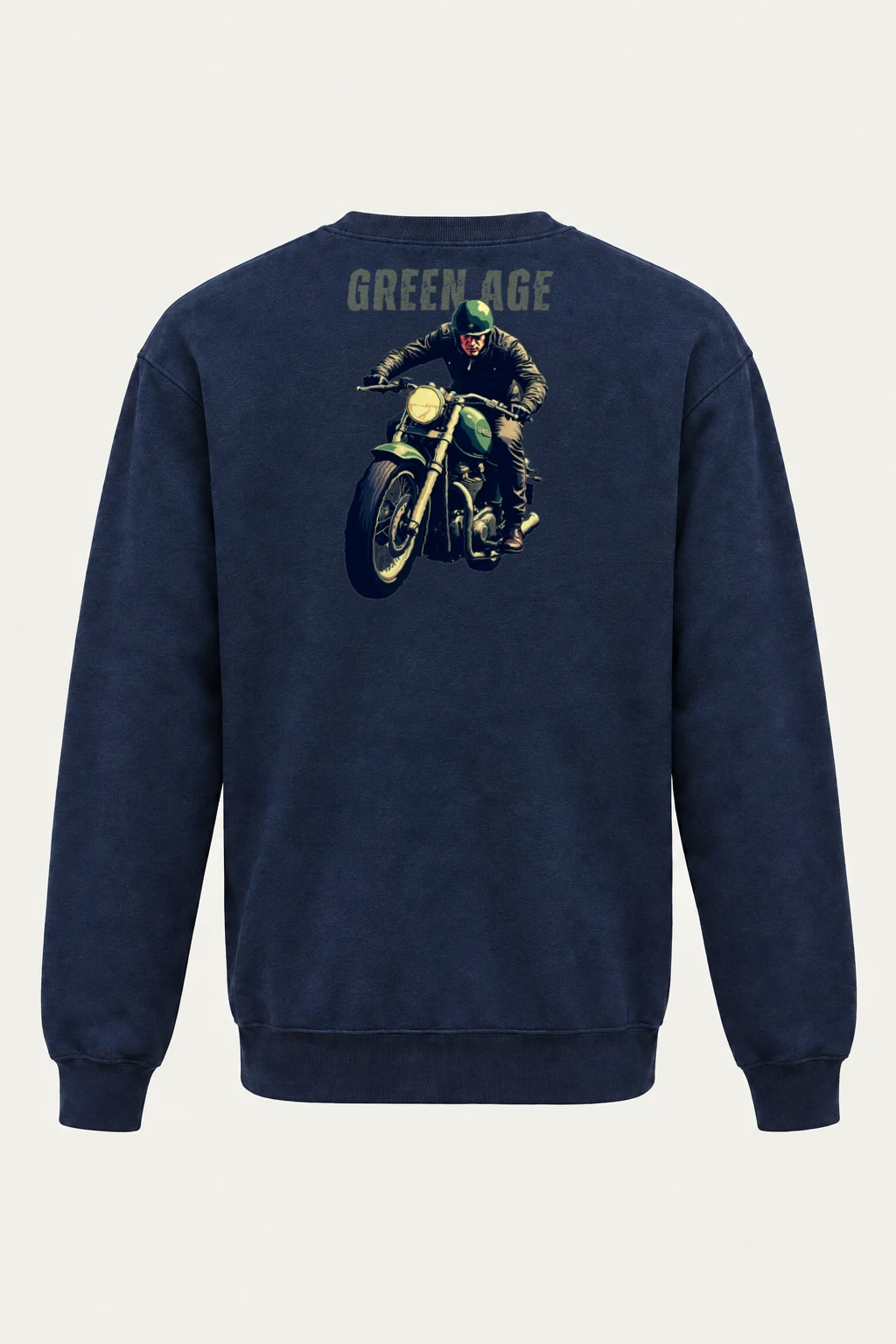 "Green Age Enfield" Heavy Blend Unisex Crewneck Sweatshirt | Gildan 18000